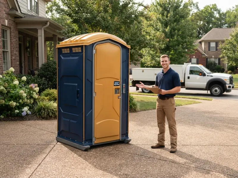 Deluxe Flushing Portable Toilet in Nashville, TN