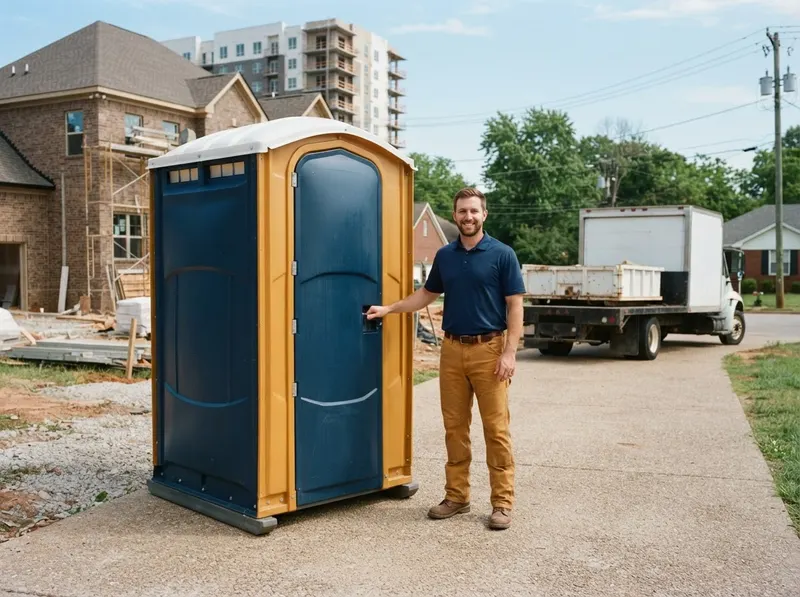 High-Rise Construction Portable Toilet in Nashville, TN