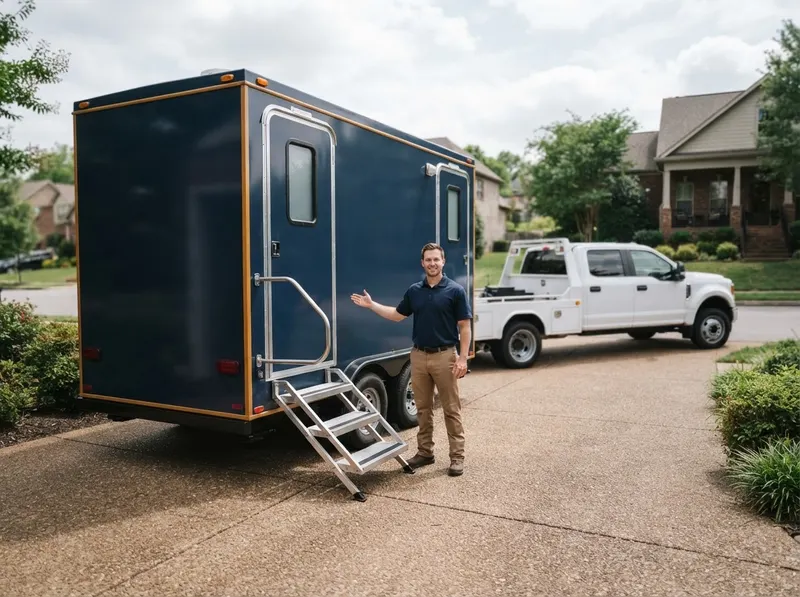 Luxury Restroom Trailer in Nashville, TN